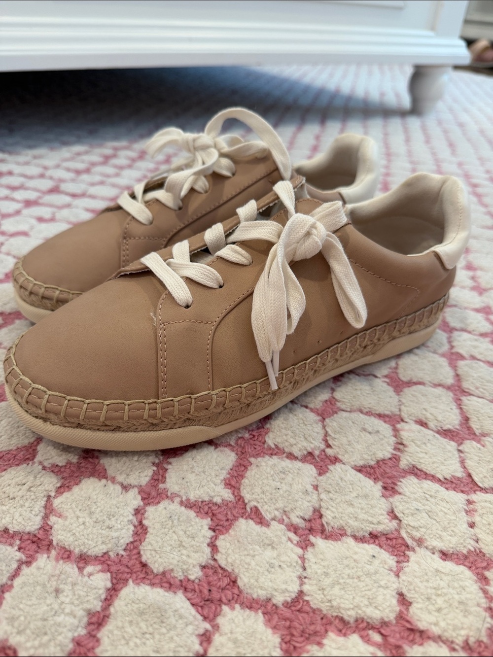 Universal Thread Women’s Tan Lace-Up Espadrille Sneakers